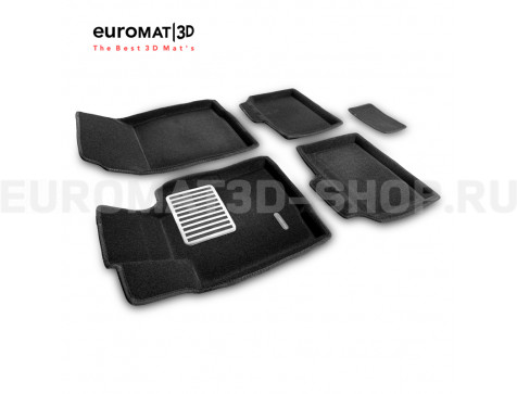 Текстильные 3D коврики Euromat3D Lux в салон для Mini Cooper Countryman (2010-2016) № EM3D-005600 Текстильные 3D коврики Euromat3D Lux в салон для Mini Cooper Countryman (2010-2016) № EM3D-005600