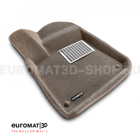 Текстильные 3D коврики Euromat3D Lux в салон для Volkswagen Touareg (2018-) № EM3D-004106T Бежевые Текстильные 3D коврики Euromat3D Lux в салон для Volkswagen Touareg (2018-) № EM3D-004106T Бежевые
