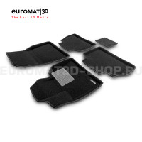 Текстильные 3D коврики Euromat3D Business в салон для Bmw X7 (G07) (2019-) № EMC3D-001226