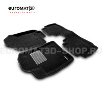 Текстильные 3D коврики Euromat3D Business в салон для Haval H6 (2017-) № EMC3D-001405
