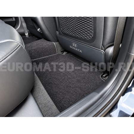 Текстильные 3D коврики Euromat3D Business в салон для Hyundai Sonata (2020-) № EMC3D-002708