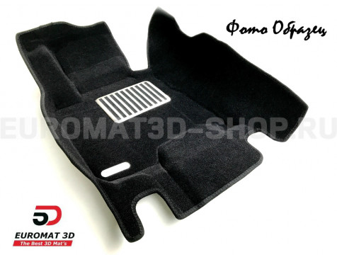 Текстильные 5D коврики с высоким бортом Euromat3D в салон для Audi A6 (2011-2018) № EM5D-001107 Текстильные 5D коврики с высоким бортом Euromat3D в салон для Audi A6 (2011-2018) № EM5D-001107