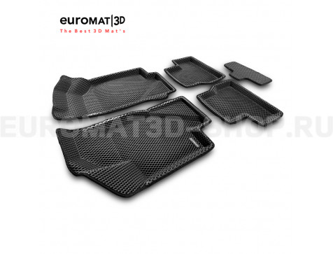 3D коврики Euromat3D EVA в салон для Datsun on-Do (2014-2020) № EM3DEVA-005310