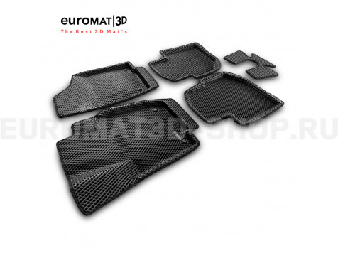 3D коврики Euromat3D EVA в салон для Skoda Rapid (2020-) № EM3DEVA-004508