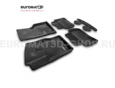 3D коврики Euromat3D EVA в салон для Jaguar F-Pace (2016-) № EM3DEVA-002753