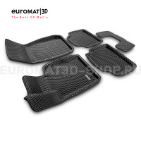 3D коврики Euromat3D EVA в салон для Bmw 3 (F30) X-Drive (2010-2018) № EM3DEVA-001223