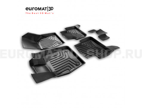 3D коврики Euromat3D Liner в салон для Volkswagen Golf 7 (2013-2019) № EM3DLI-004507 3D коврики Euromat3D Liner в салон для Volkswagen Golf 7 (2013-2019) № EM3DLI-004507