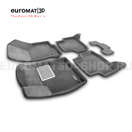 Текстильные 3D коврики Euromat3D Lux в салон для Volkswagen Jetta (2019-) № EM3D-004507G Серые Текстильные 3D коврики Euromat3D Lux в салон для Volkswagen Jetta (2019-) № EM3D-004507G Серые