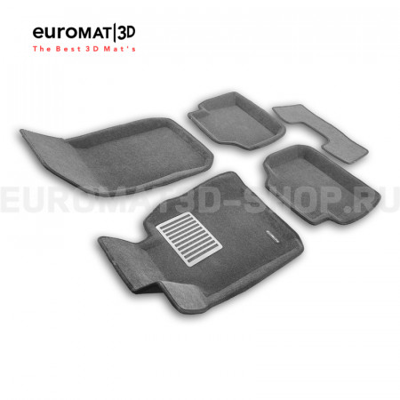 Текстильные 3D коврики Euromat3D Lux в салон для Bmw X1 (E84) (2009-2015) № EM3D-001208G Серые Текстильные 3D коврики Euromat3D Lux в салон для Bmw X1 (E84) (2009-2015) № EM3D-001208G Серые